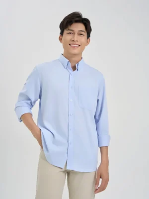 Áo sơ mi nam dài tay dáng suông