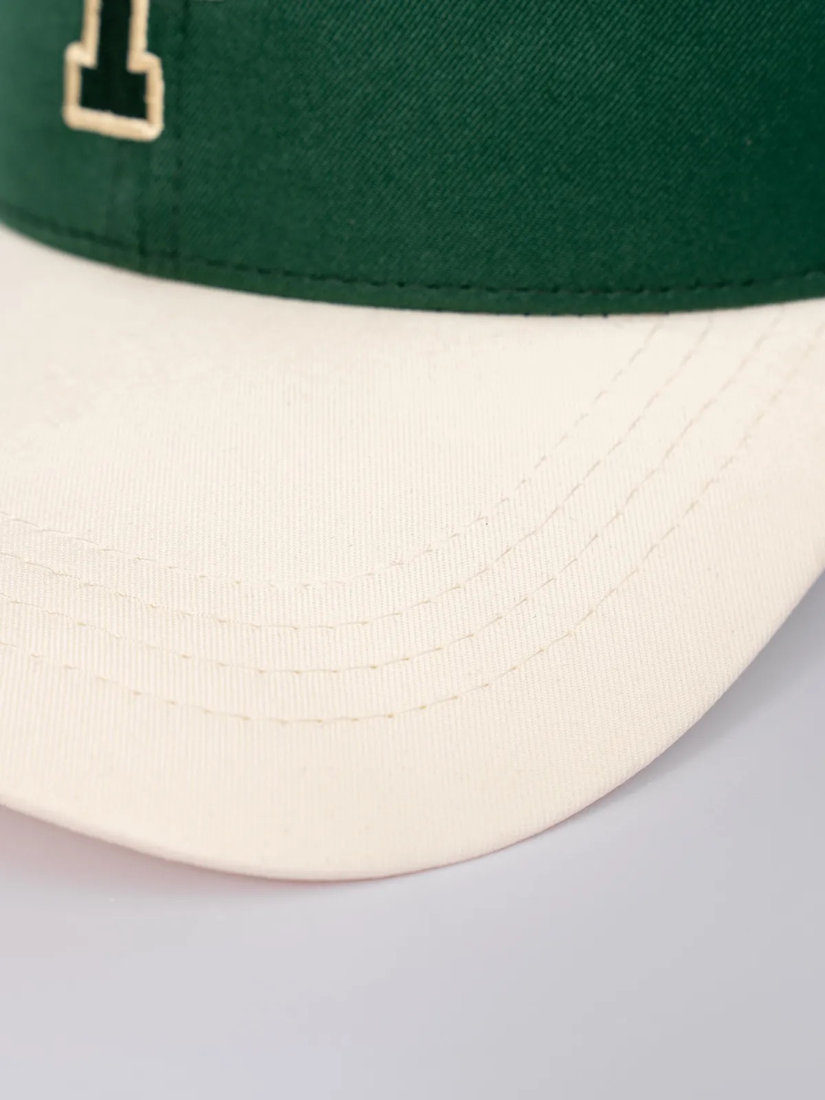 Mũ Lưỡi Trai Phối Màu Thêu Chữ P - Ảnh 4