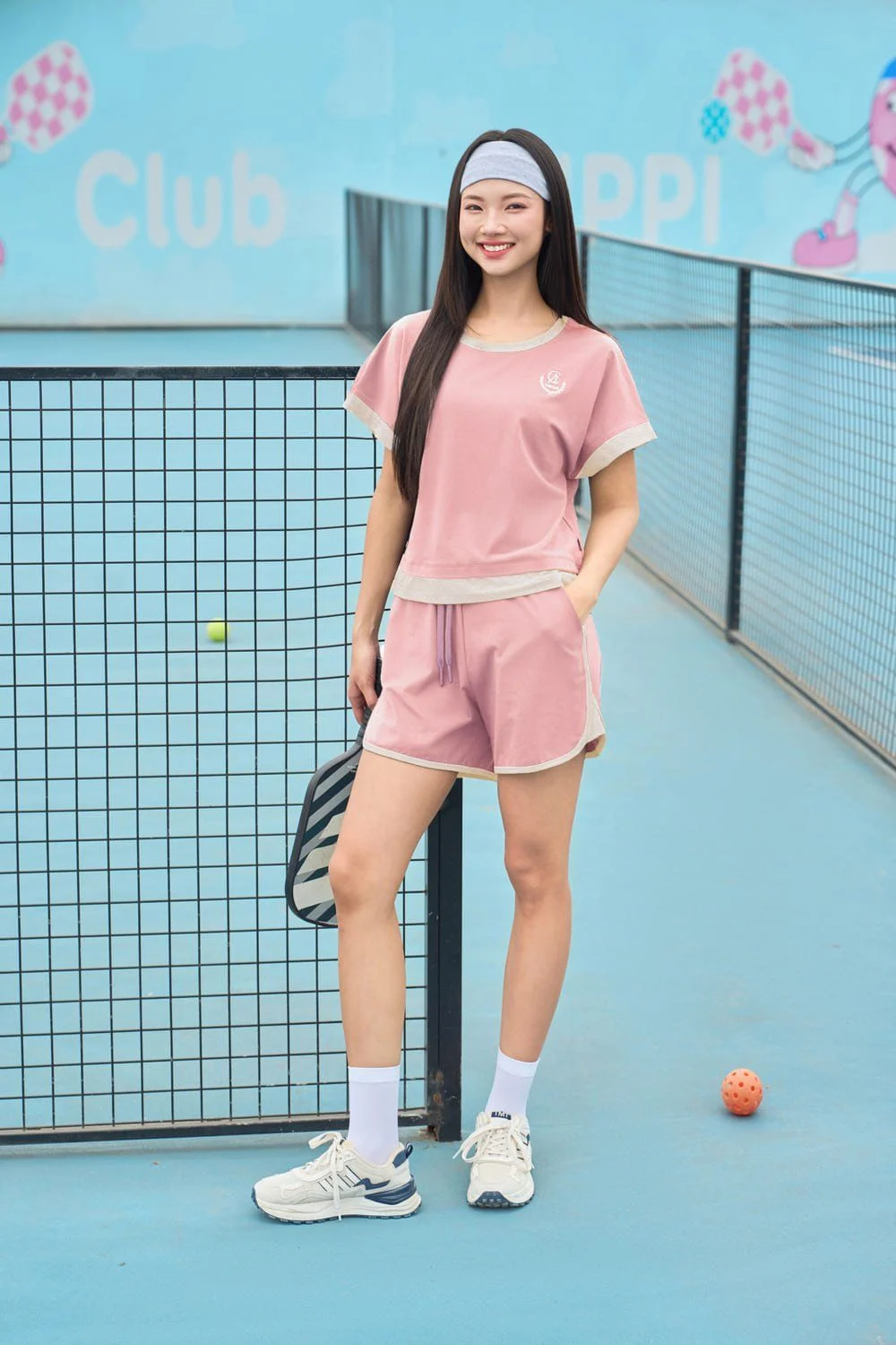 Bộ cotton nữ Cardina tay liền quần sóc gấu phối màu trẻ trung - Ảnh 6