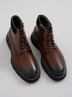 Giày Combat Boot đế Chunky GNLAKX888-1-N