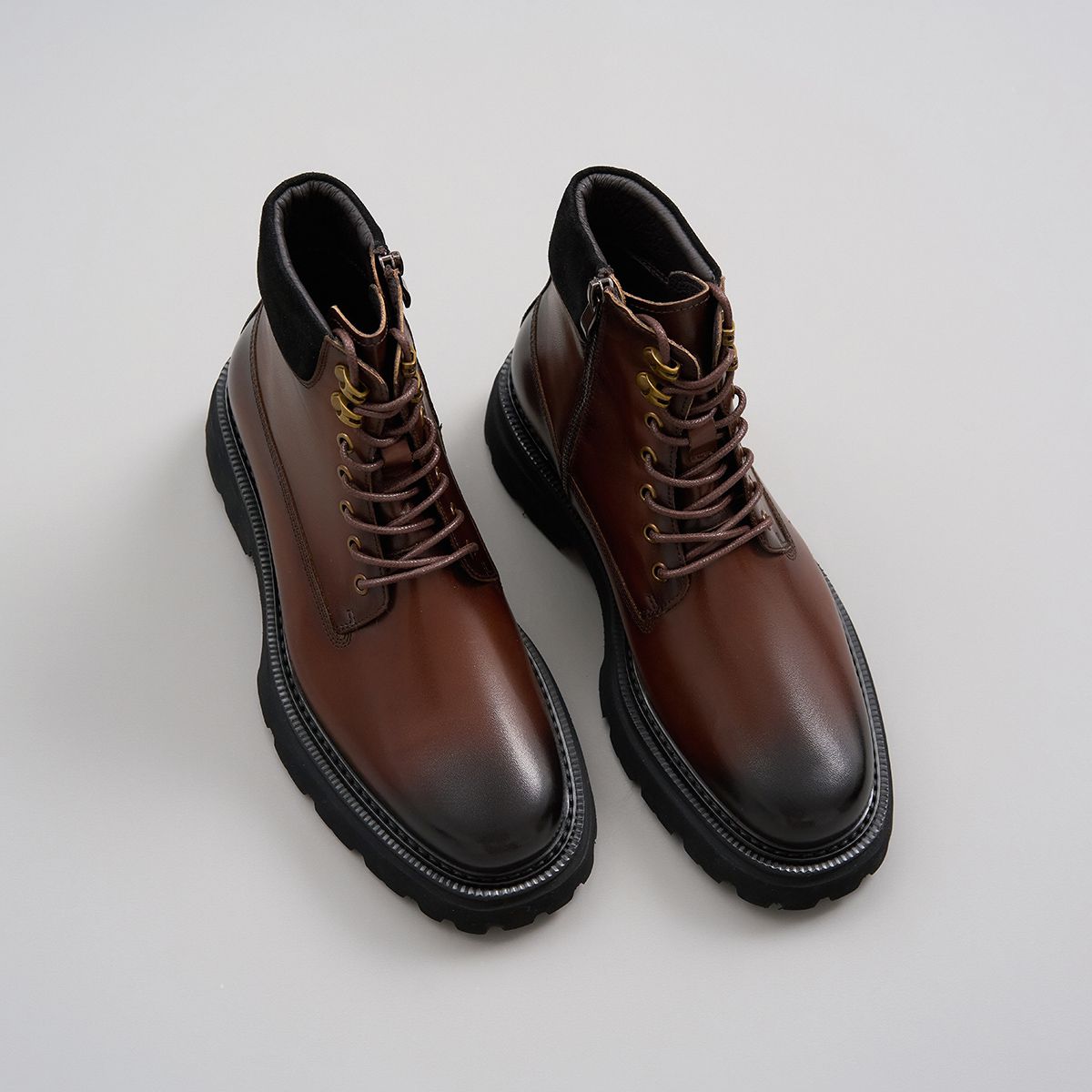 Giày Combat Boot đế Chunky GNLAKX888-1-N