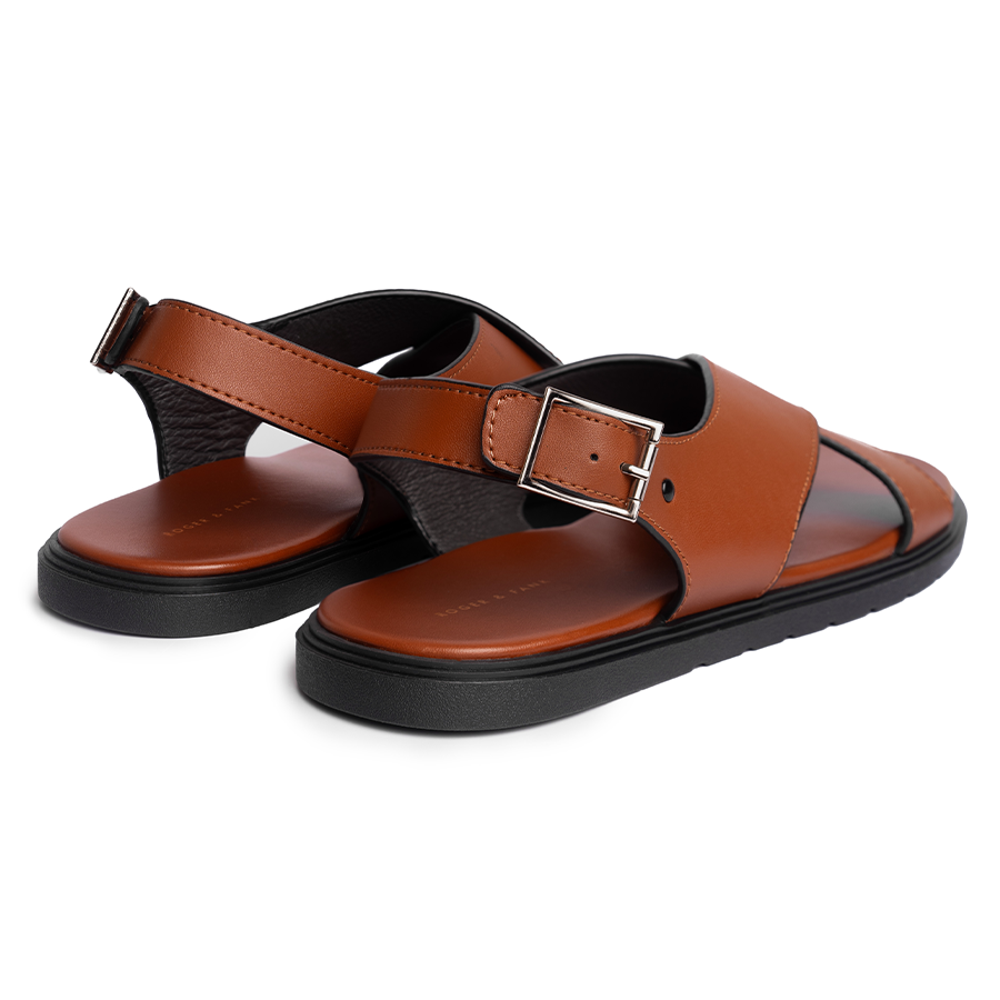 Giày sandal nam quai chéo R&F SD015 - Ảnh 3